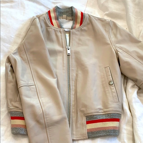 Anthropologie Leather Bomber D0MA - Picture 5 of 6
